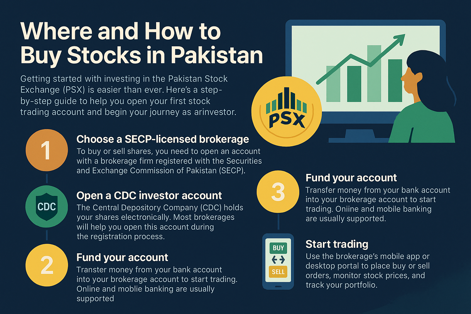Illustration of stock ownership concept