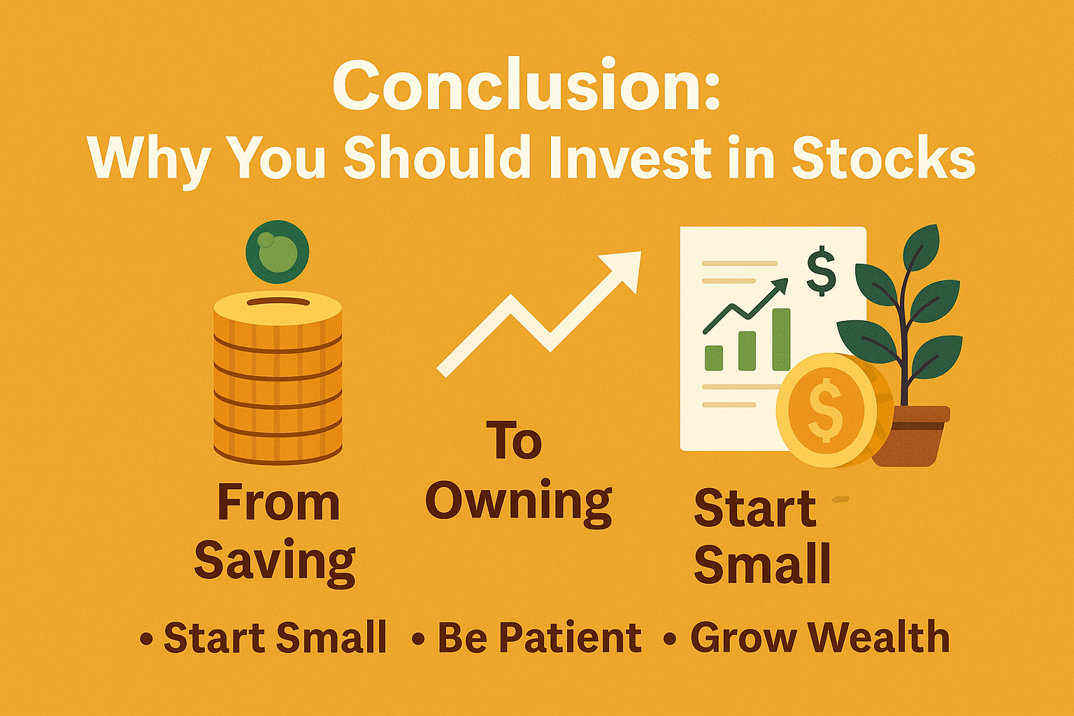 Illustration of stock ownership concept