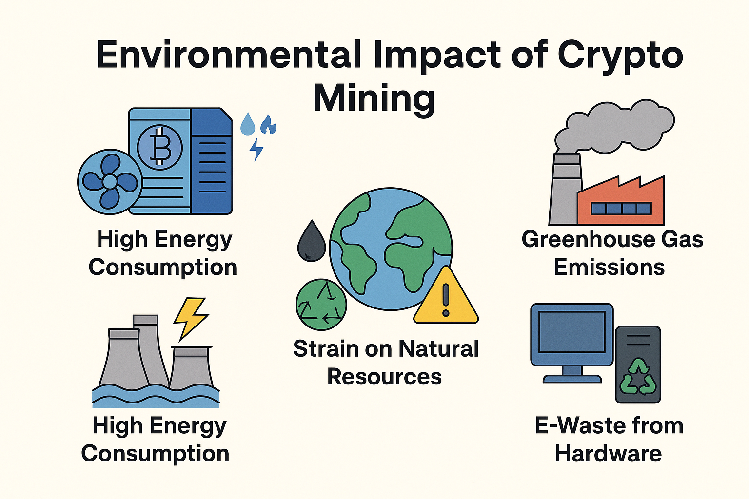 Environmental Impact of Cryptocurrency Mining